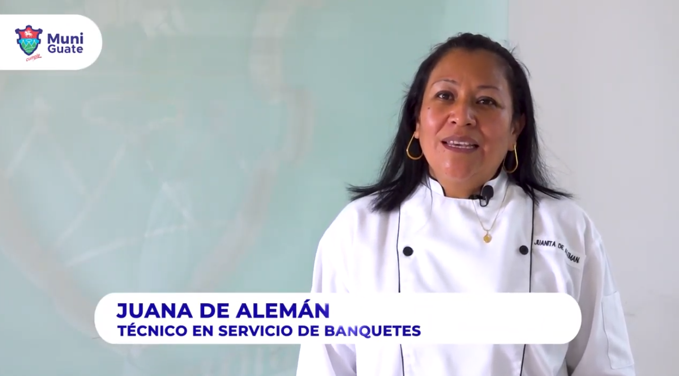 Testimonio Juana de Alemán – Técnico en Servicio de Banquetes –